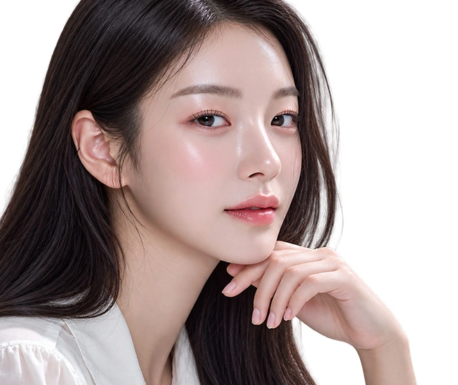 ใบหน้าที่ทำเครื่องหมายบริเวณฉีดโบท็อกซ์