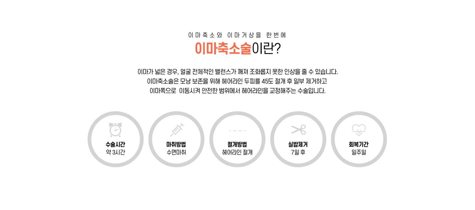 이마축소술